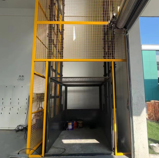 常德导轨式升降机助力物流园破解运输难题